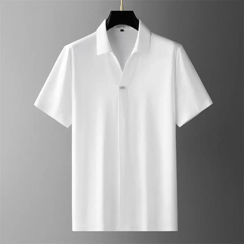 Polo Shirt and Straight Leg Trousers Set