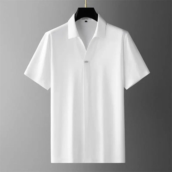 Polo Shirt and Straight Leg Trousers Set
