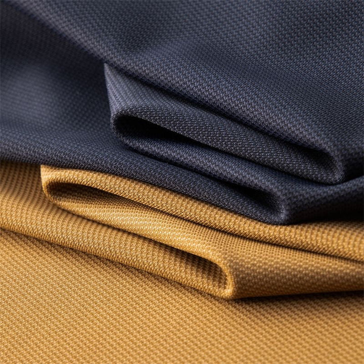 Short Sleeve Polo Shirt and Elastic Waist Trousers Set