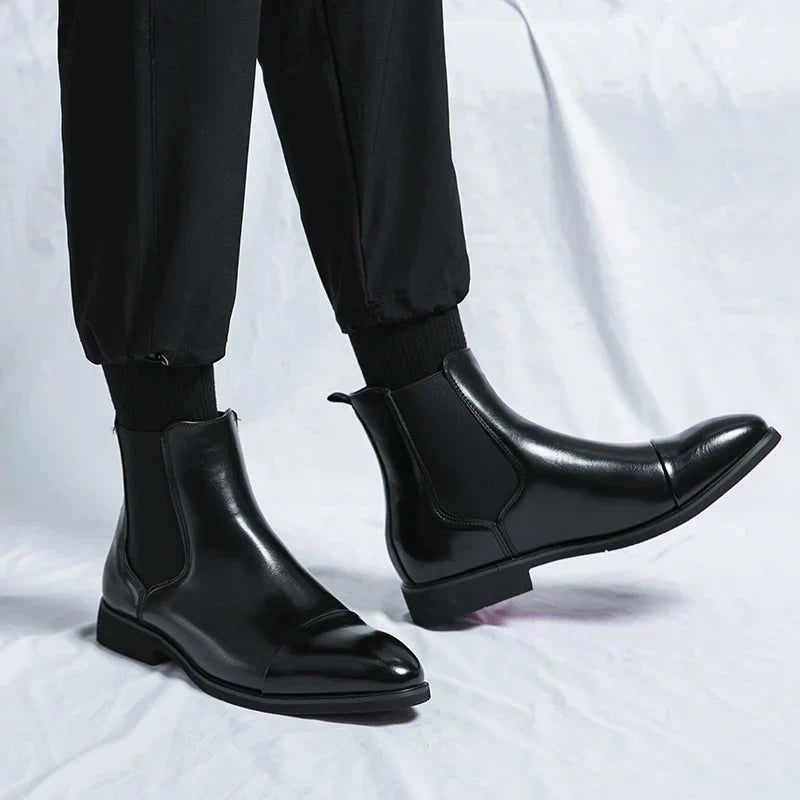 Polished Chelsea Boots