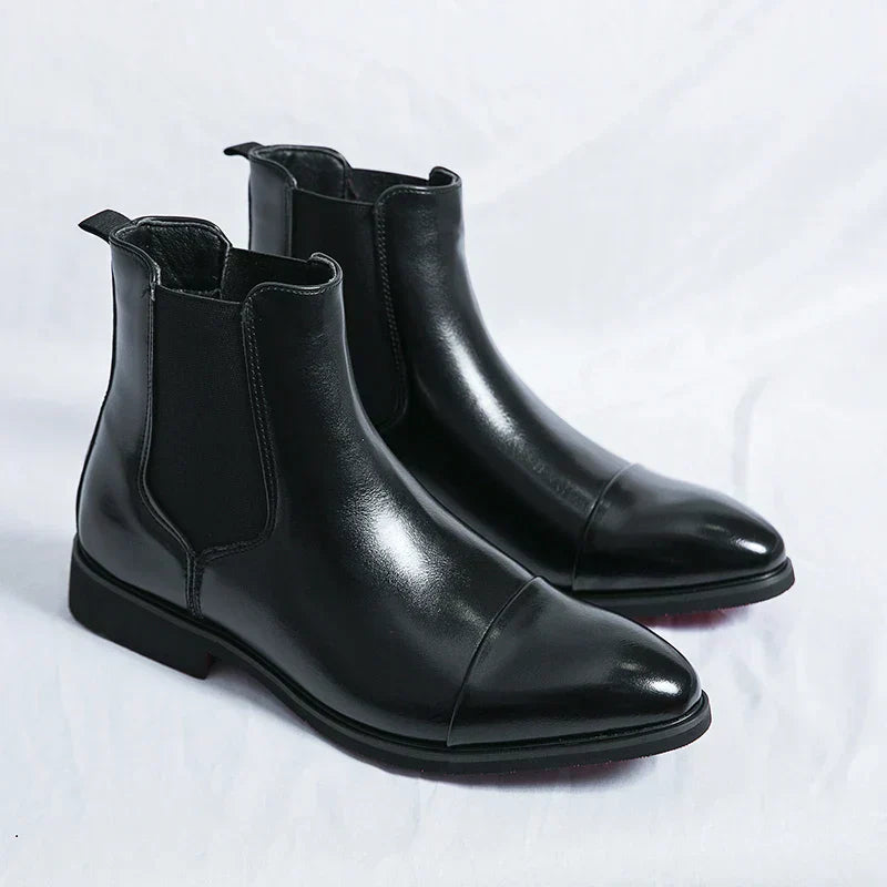 Polished Chelsea Boots