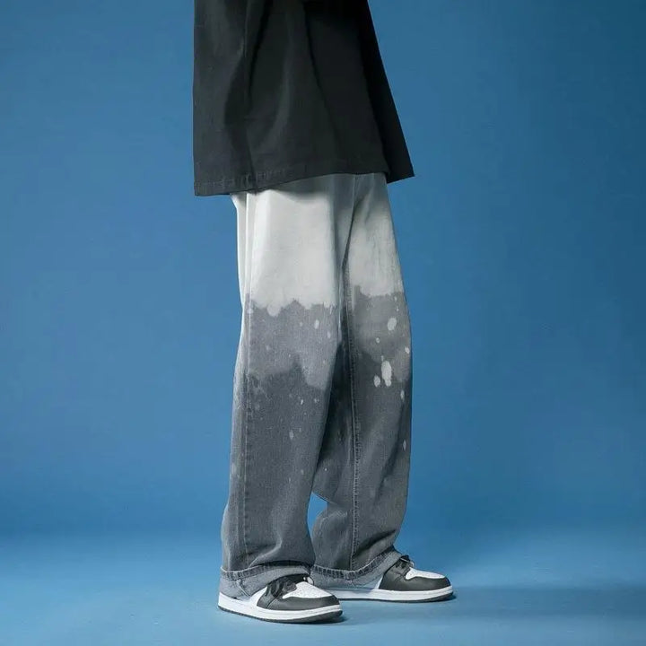 Faded Five-Pocket Denim-Look Jeans