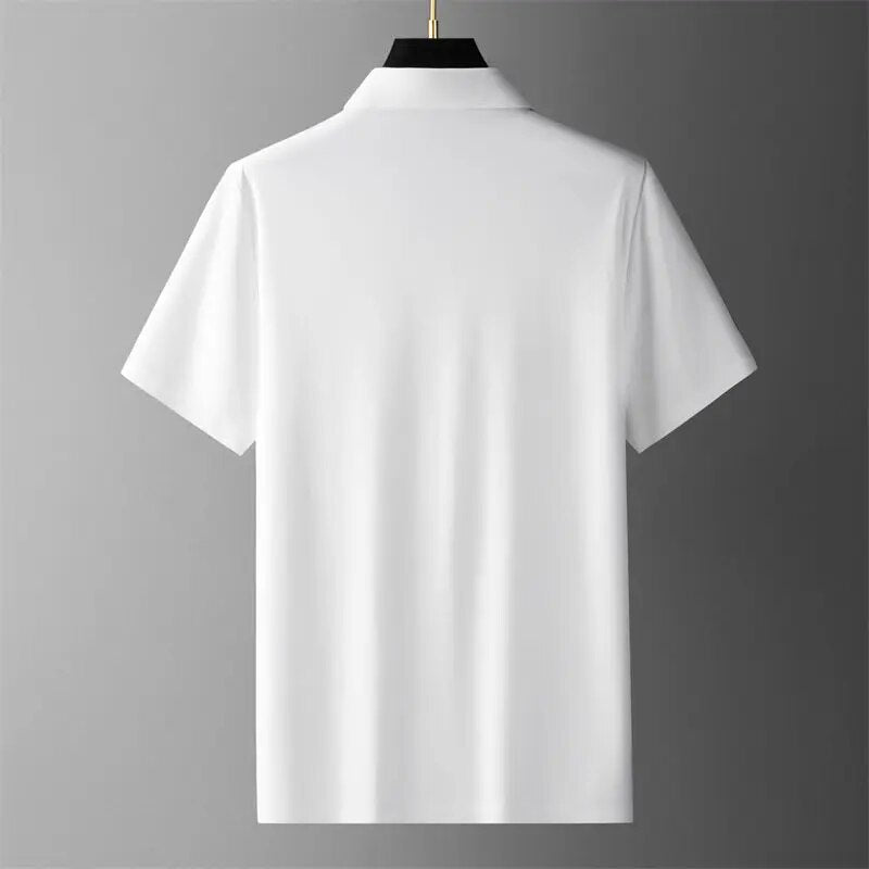 Polo Shirt and Straight Leg Trousers Set