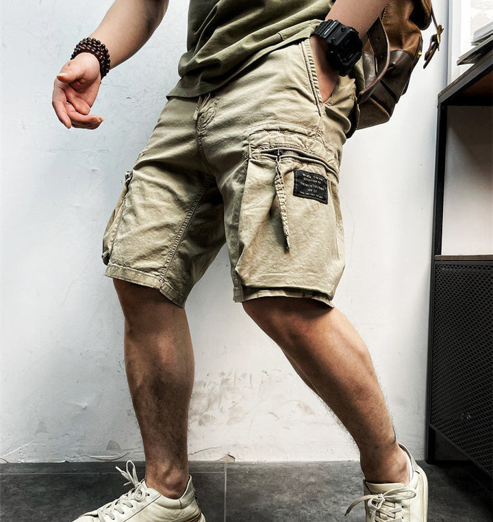 Outdoor Cargo Drawstring Shorts