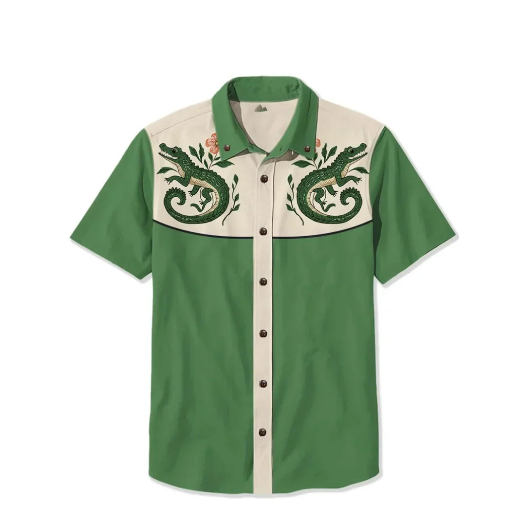Embroidered Western Shirt