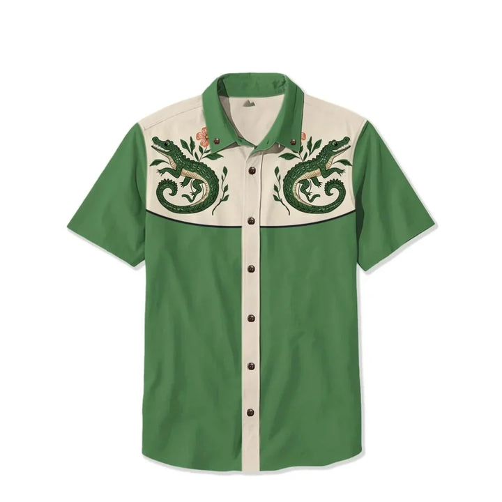 Embroidered Western Shirt