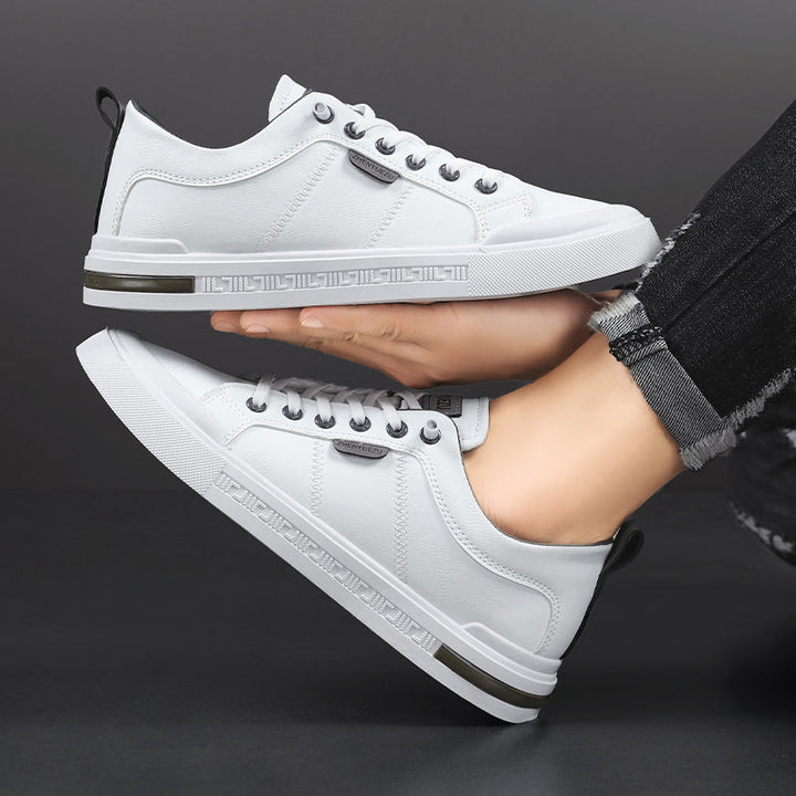 Two-Tone Lace-Up Sneakers