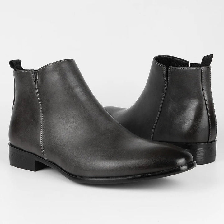Side-Zip Retro Ankle Boots