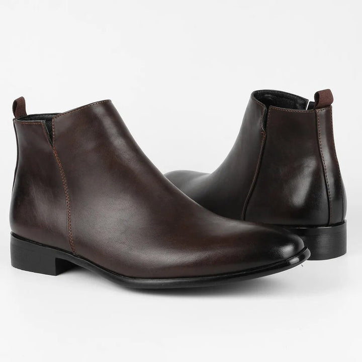 Side-Zip Retro Ankle Boots