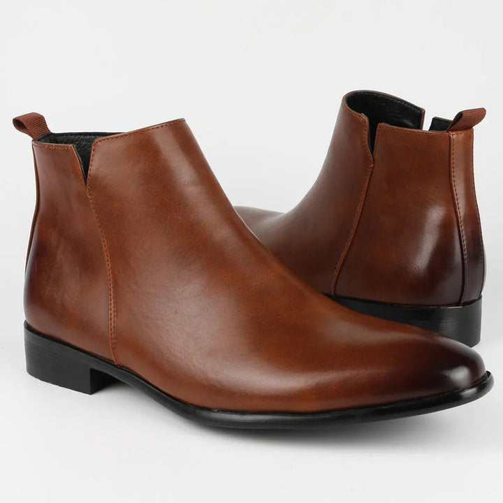 Side-Zip Retro Ankle Boots
