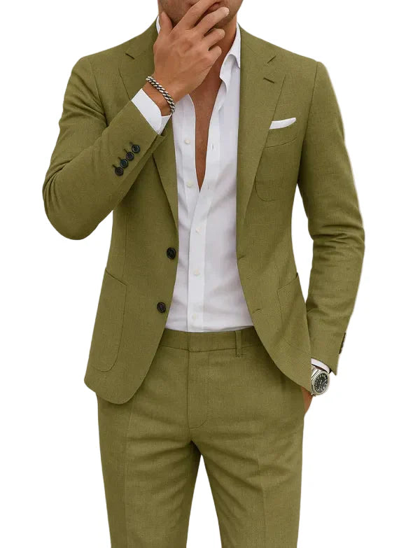 Tapered Blazer and Trouser Suit Set