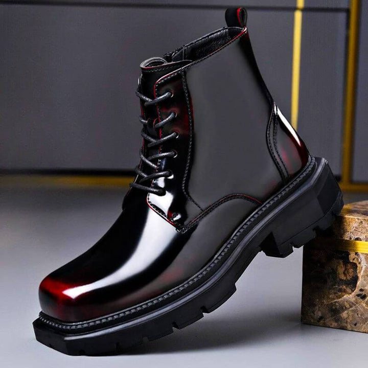Gloss Finish Vintage Boots