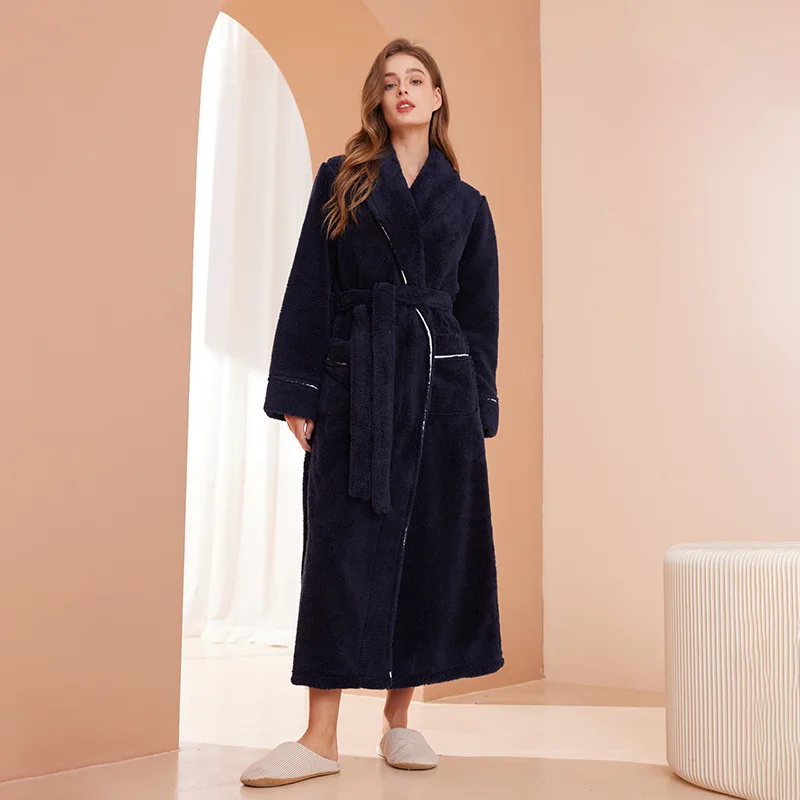 Unisex Soft Belted Bathrobe