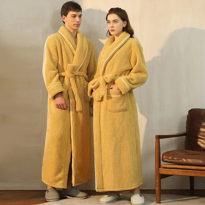 Unisex Soft Belted Bathrobe