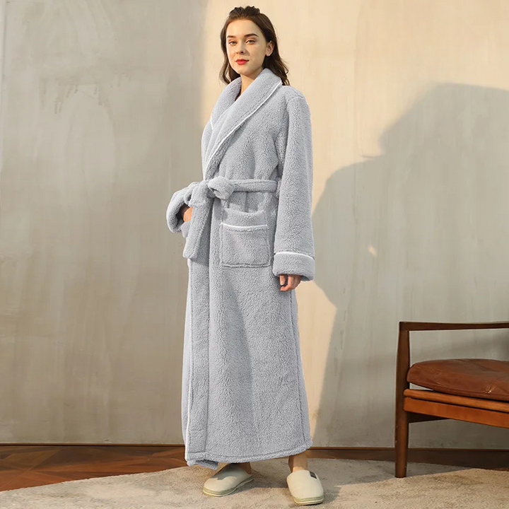 Unisex Soft Belted Bathrobe