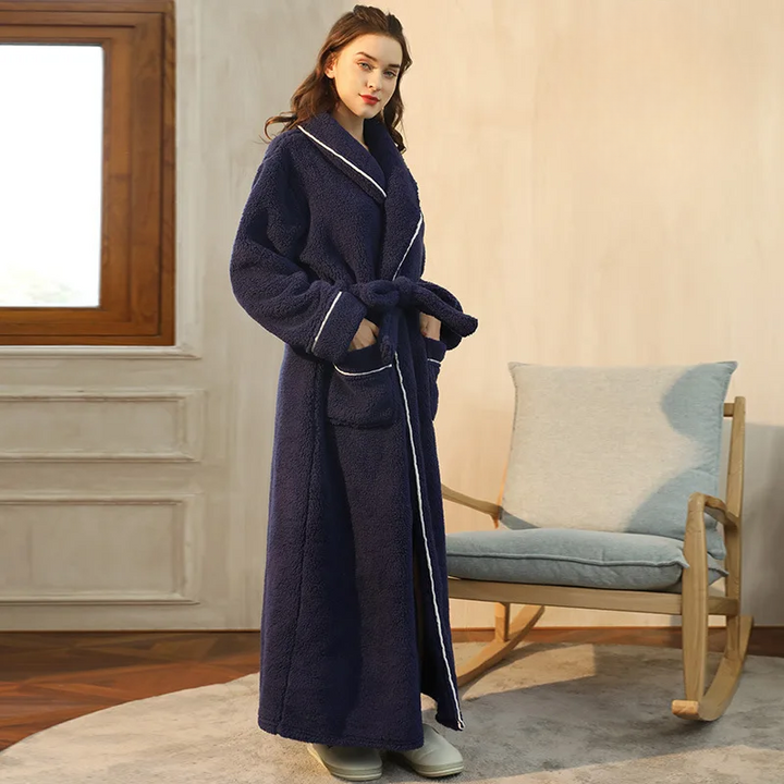 Unisex Soft Belted Bathrobe