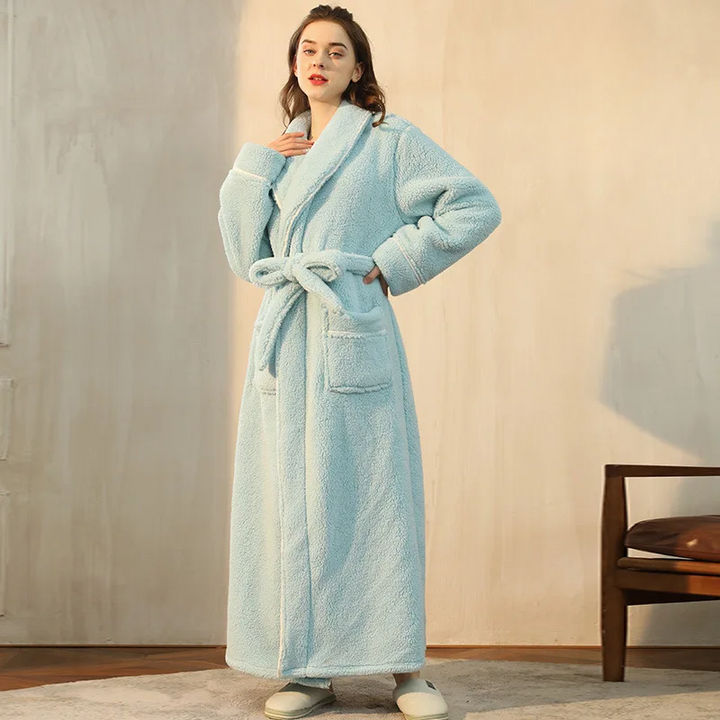 Unisex Soft Belted Bathrobe