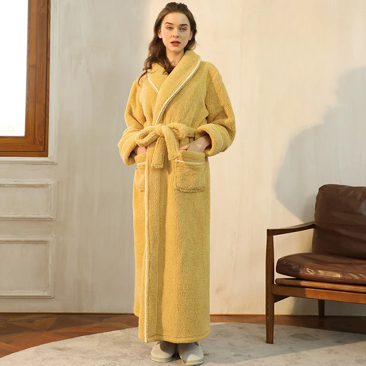 Unisex Soft Belted Bathrobe
