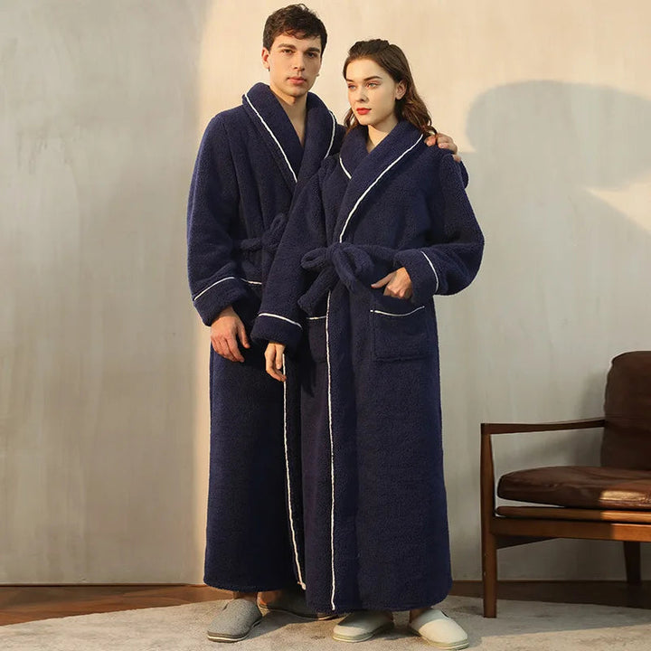 Unisex Soft Belted Bathrobe