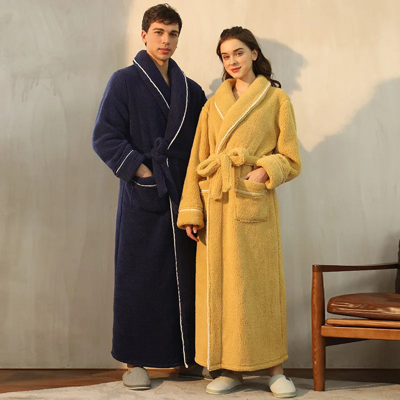 Unisex Soft Belted Bathrobe