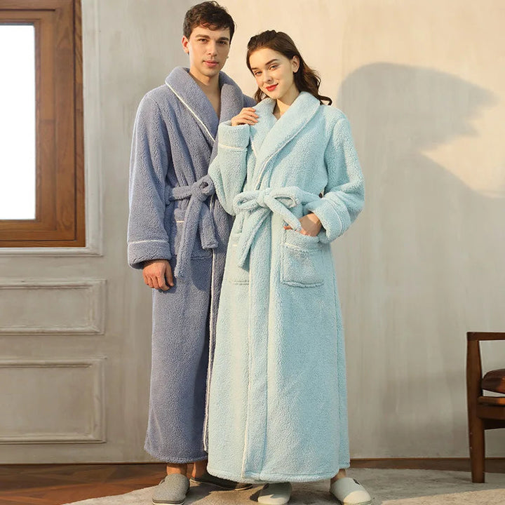 Unisex Soft Belted Bathrobe