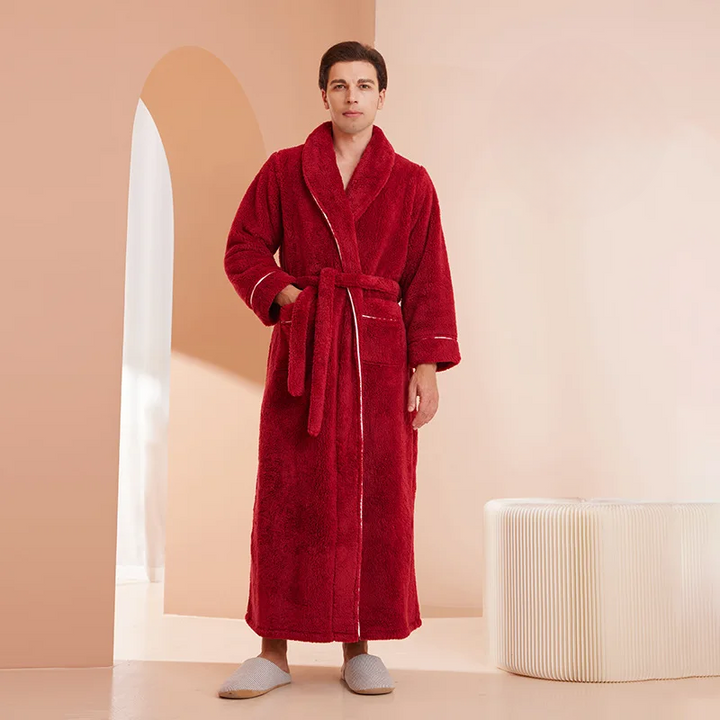 Unisex Soft Belted Bathrobe