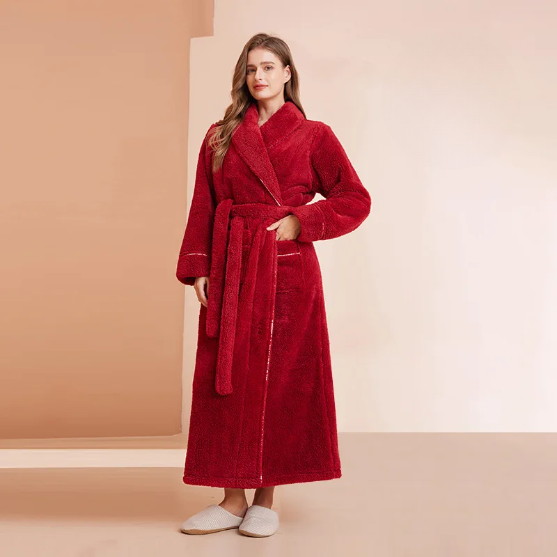 Unisex Soft Belted Bathrobe