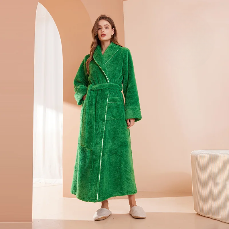 Unisex Soft Belted Bathrobe
