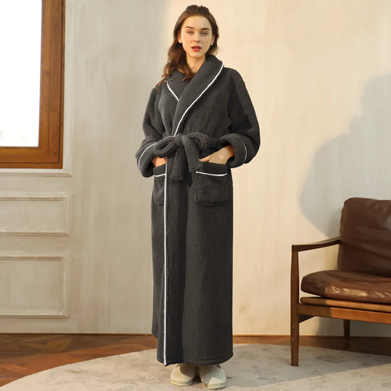 Unisex Soft Belted Bathrobe