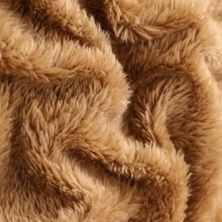 Alderbrook - Plush-Lined Bomber Jacket Ribbed Stand Collar Zip Front