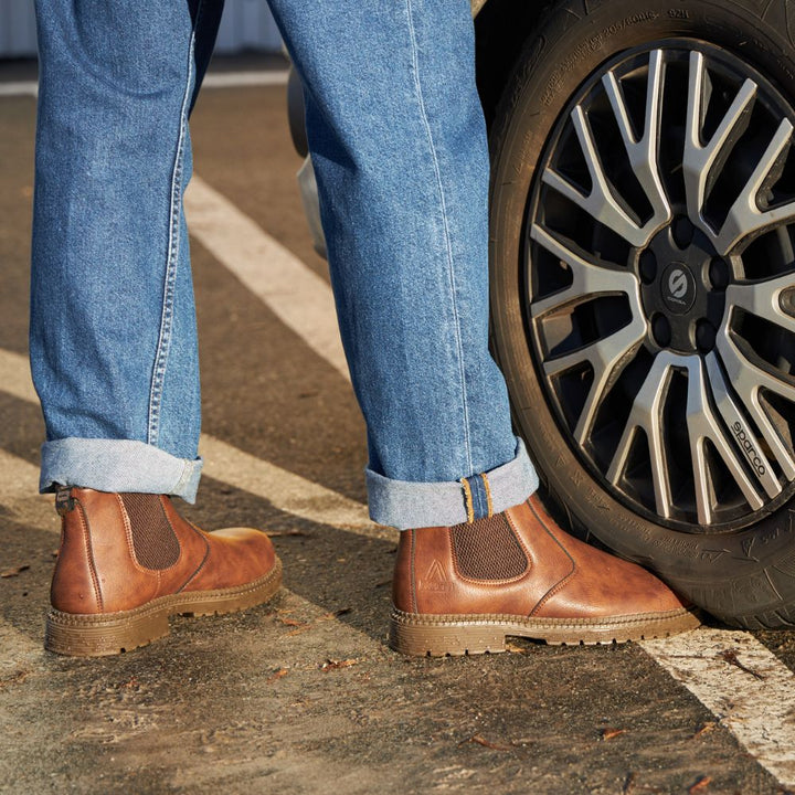 Slip-On Chelsea Boots with Side Panels