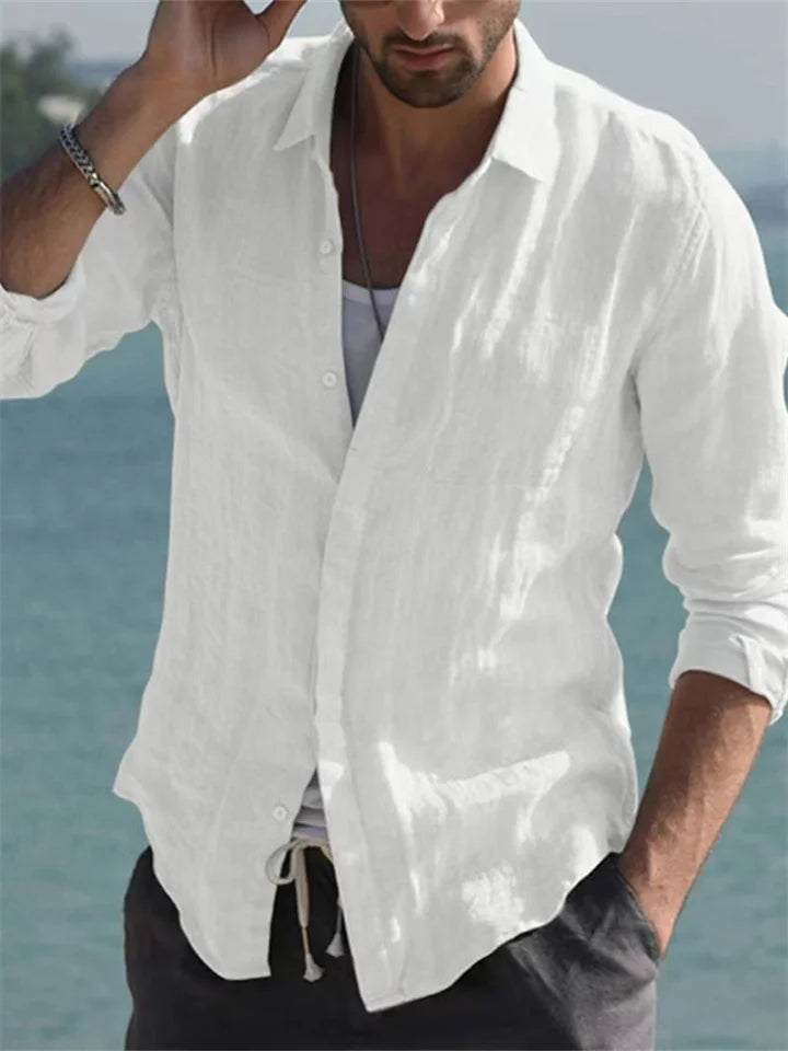 Long Sleeve Summer Button Shirt