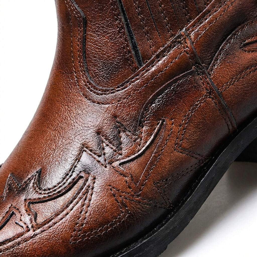 Polished Vintage Lace-Up Boots