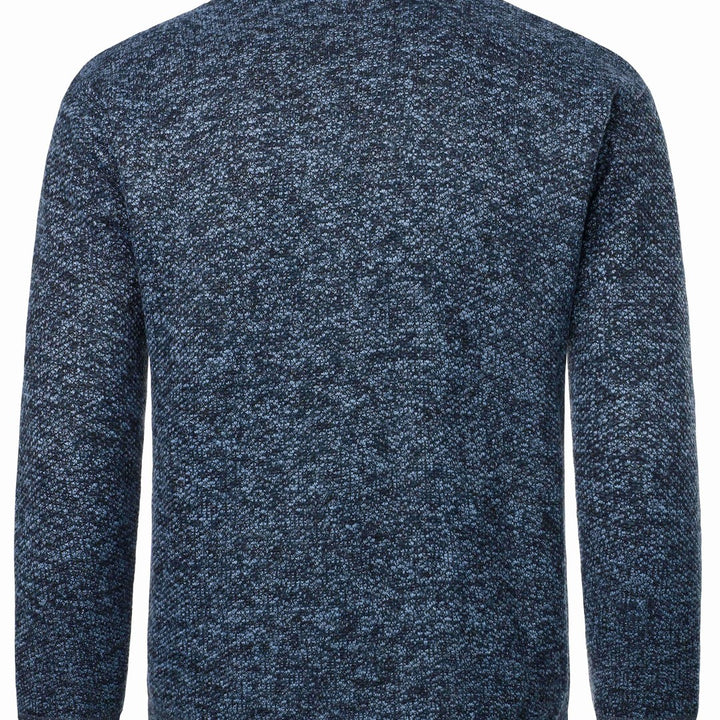 Fleece-Lined Zip-Up Cardigan