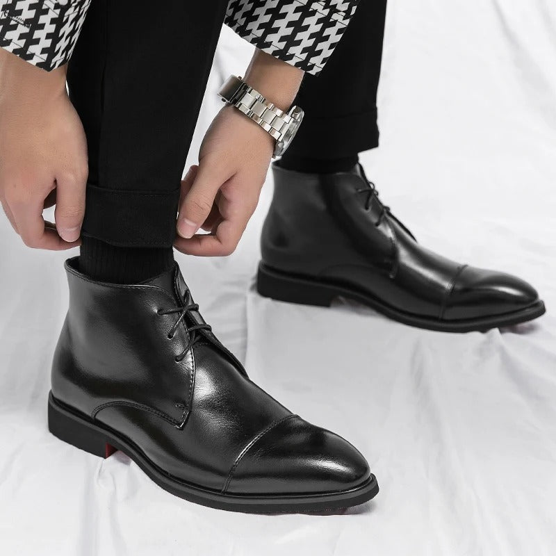 Cap-Toe Ankle Boots