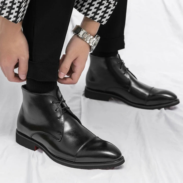 Cap-Toe Ankle Boots