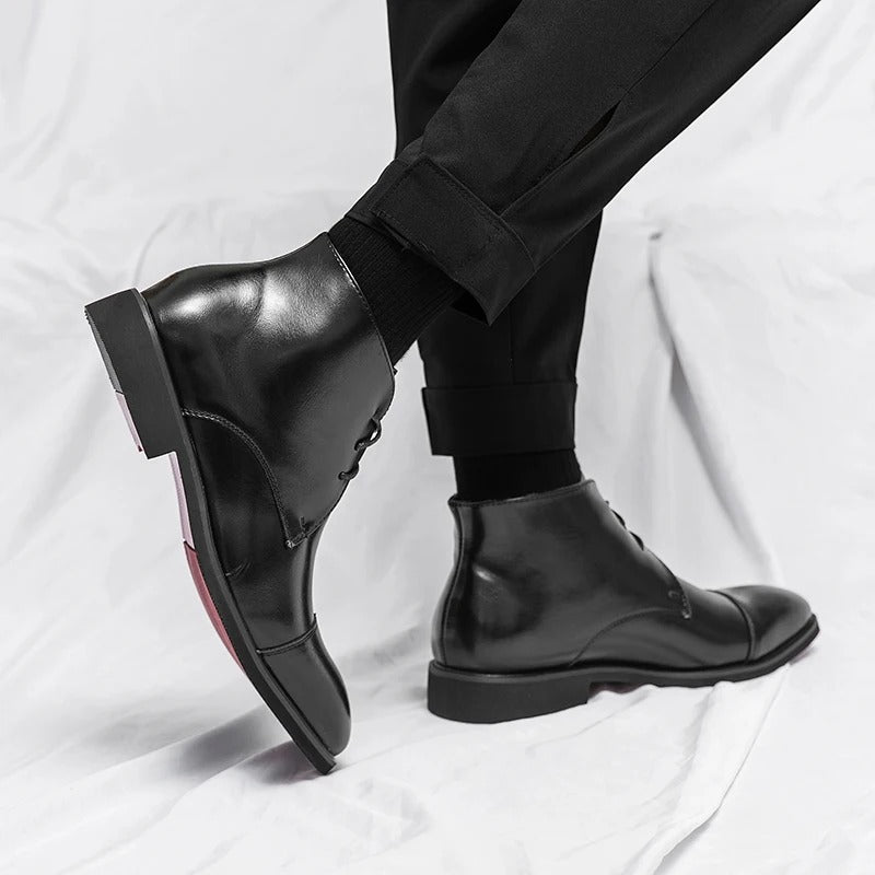 Cap-Toe Ankle Boots