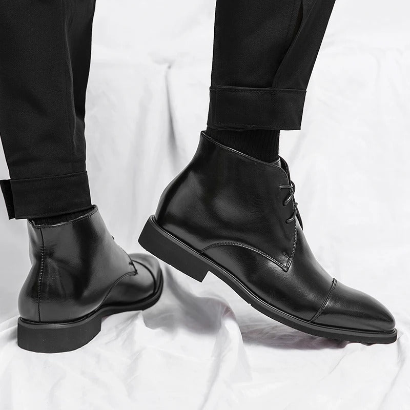 Cap-Toe Ankle Boots