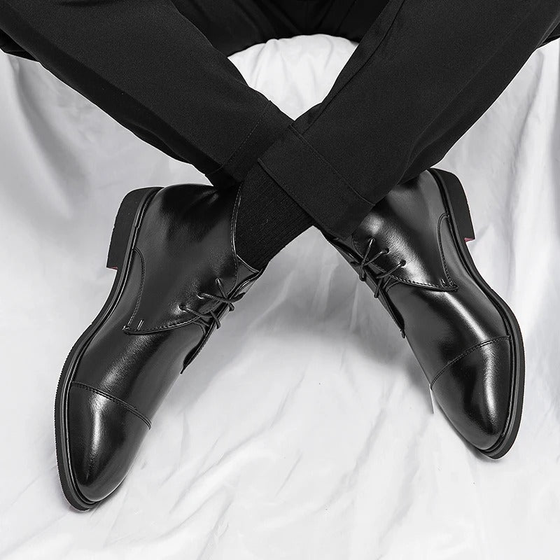 Cap-Toe Ankle Boots