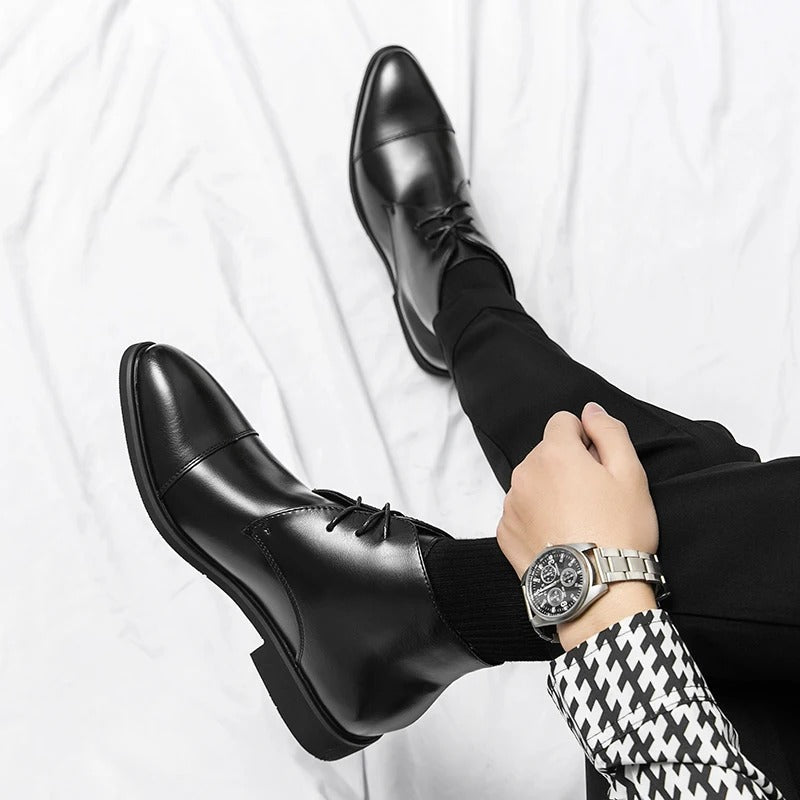 Cap-Toe Ankle Boots