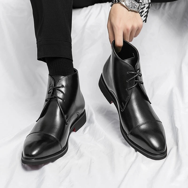 Cap-Toe Ankle Boots