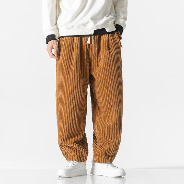 Relaxed Corduroy-Look Pants