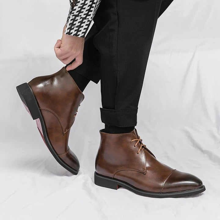 Cap-Toe Ankle Boots