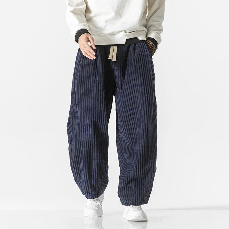 Relaxed Corduroy-Look Pants