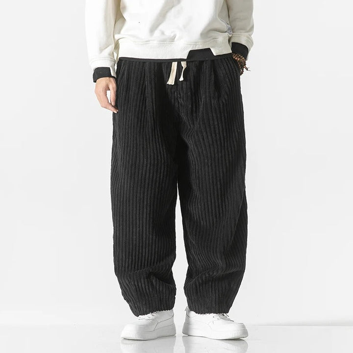 Relaxed Corduroy-Look Pants