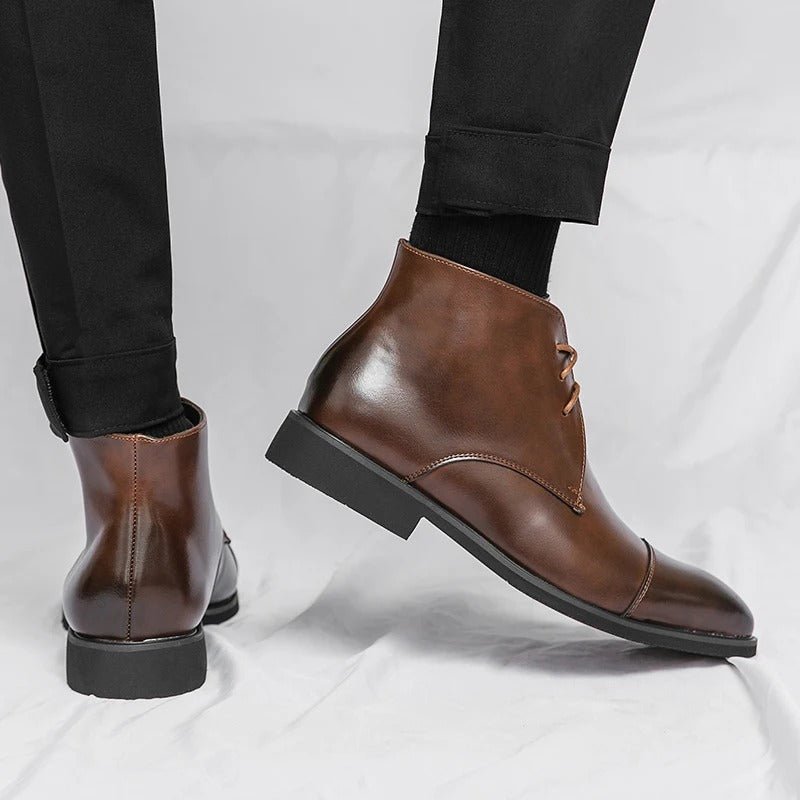 Cap-Toe Ankle Boots