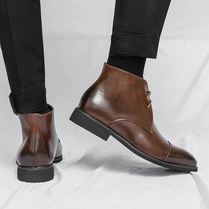 Cap-Toe Ankle Boots
