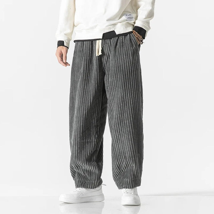 Relaxed Corduroy-Look Pants