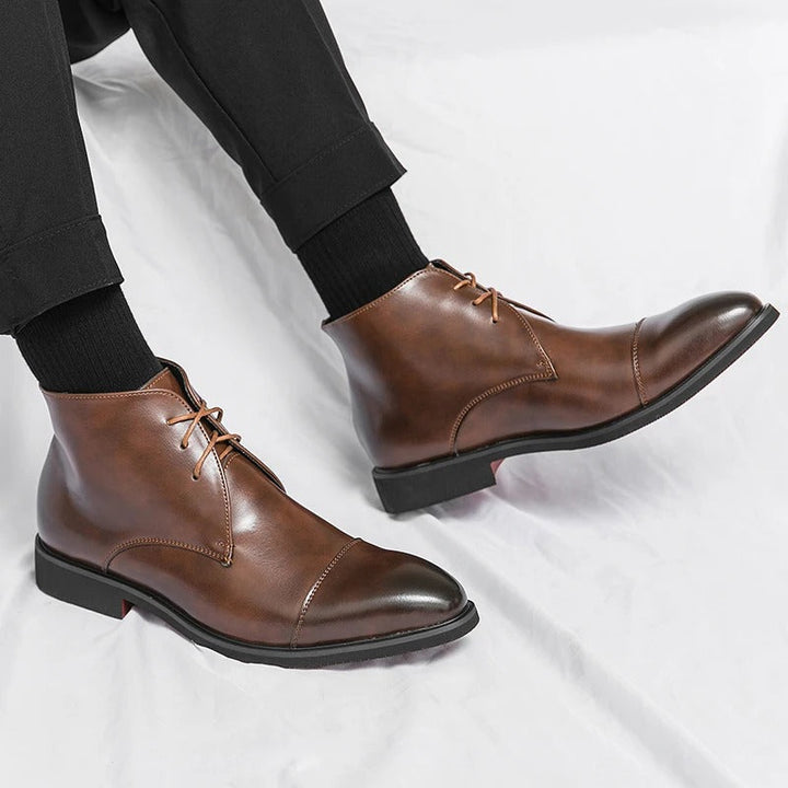 Cap-Toe Ankle Boots