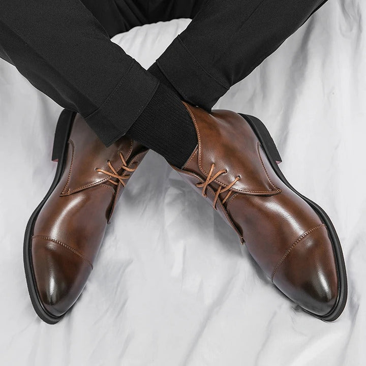 Cap-Toe Ankle Boots